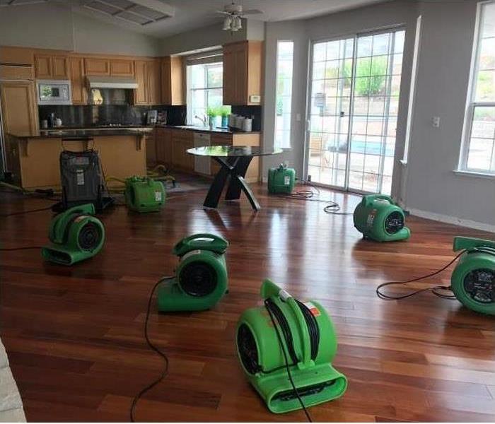 SERVPRO drying floors